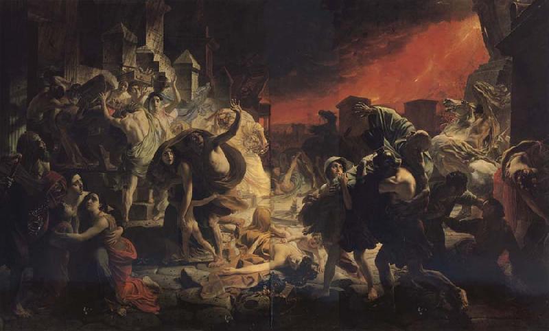 Karl Briullov The Last Day of Pompeii Sweden oil painting art